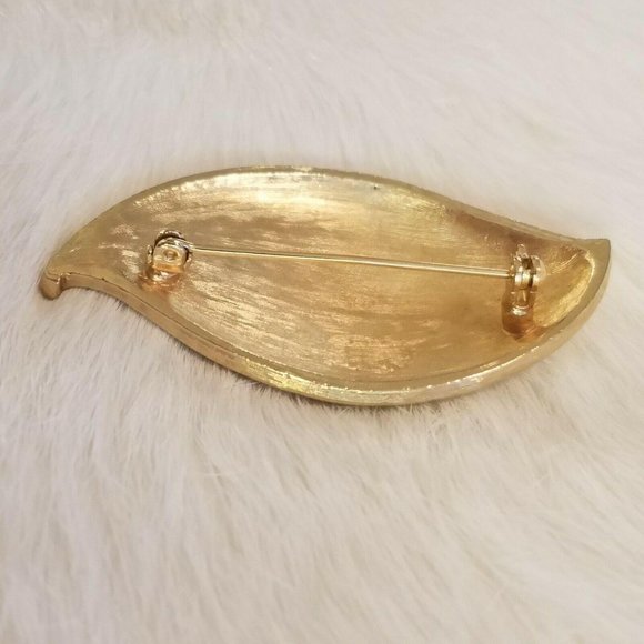 VIntage Full Stem Flower Brooch 4355 - Picture 8 of 8